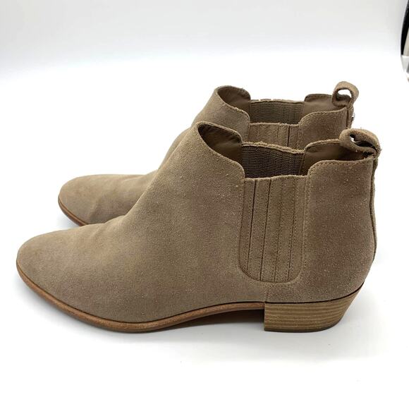Michael Kors Suede Leather Boots Women Size 9M Ankle Bootie - Picture 1 of 14
